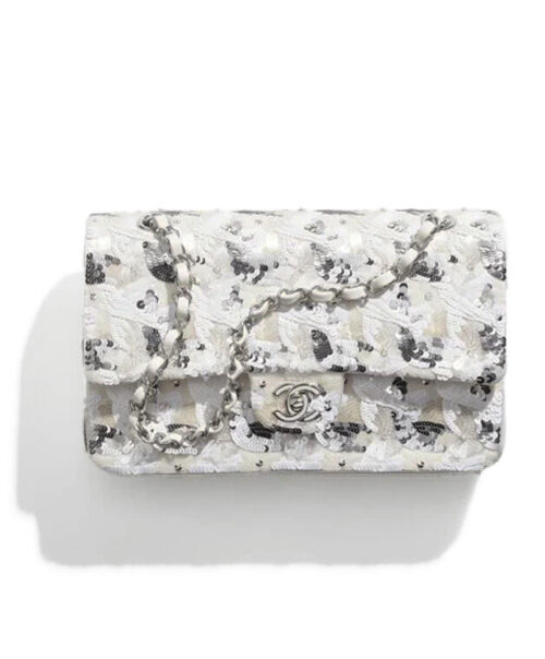 Chanel Classic 11.12 Handbag A01112 Cream
